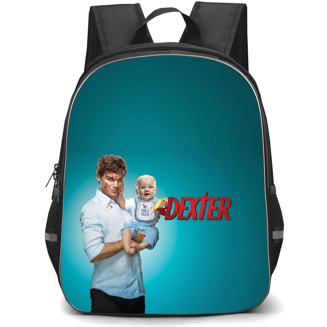 Dexter Backpack School Bag StudentPack - Dexter Holding Toddler Series Poster