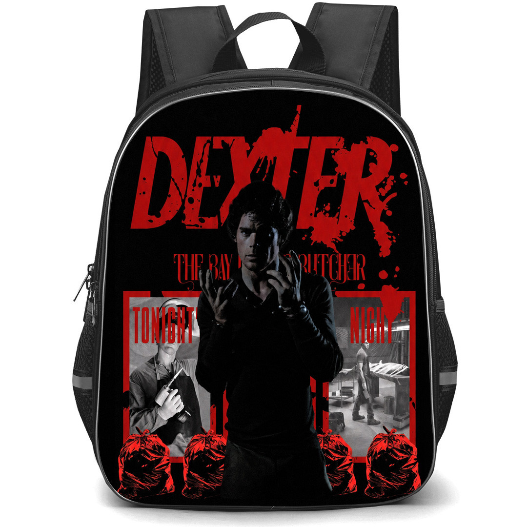 Dexter Backpack School Bag StudentPack - Dexter Tonights The Night Poster