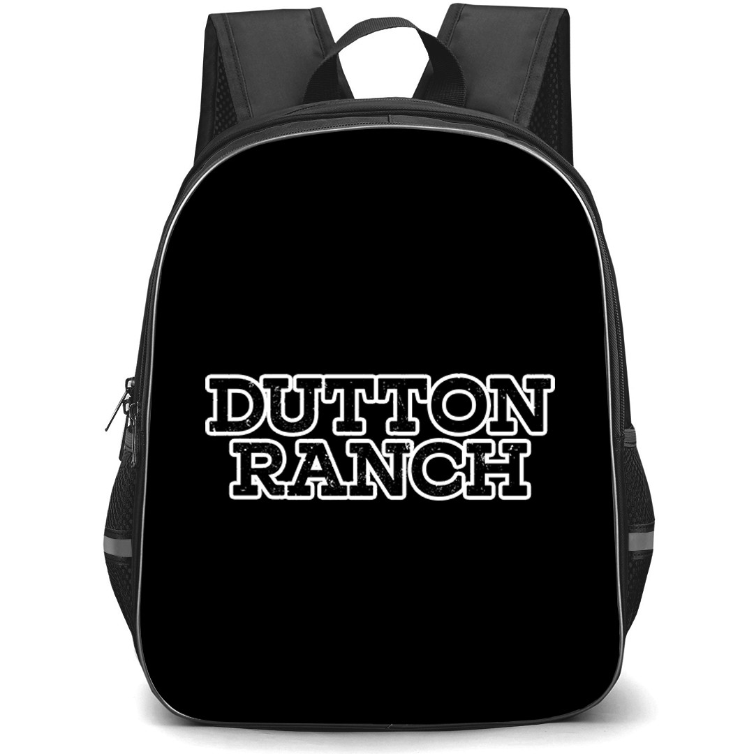 Dutton Ranch Backpack School Bag StudentPack - Dutton Ranch Text Logo Sticker
