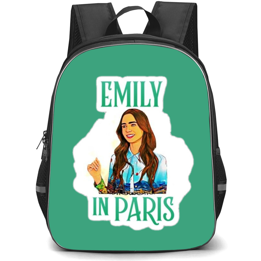 Emily In Paris Backpack Student Pack - Oil Paint Series Portrait Sticker
