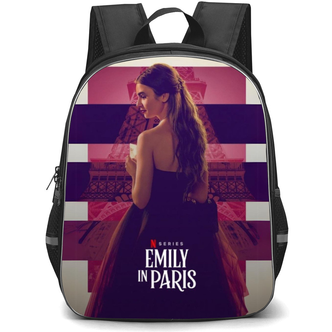 Emily In Paris Backpack Student Pack - Portrait Netflix Poster