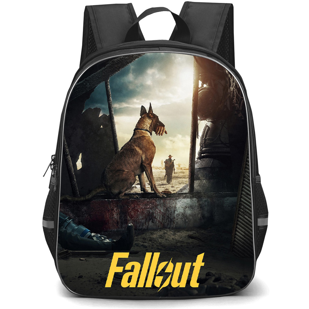 Fallout CX404 Backpack School Bag StudentPack - CX404 Dogmeat Key Art Poster