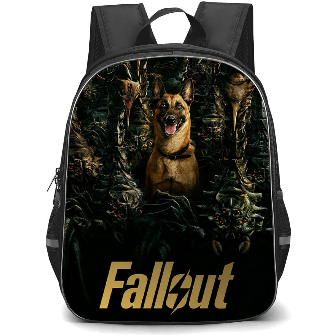 Fallout Backpack School Bag StudentPack - Fallout CX404 Surrounded By Gulpers Poster