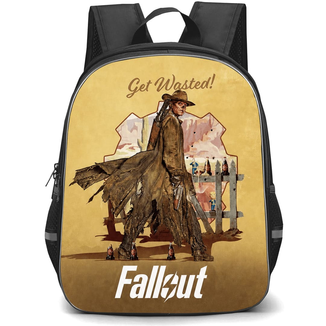Fallout The Ghoul Backpack School Bag StudentPack - The Ghoul Get Wasted Poster