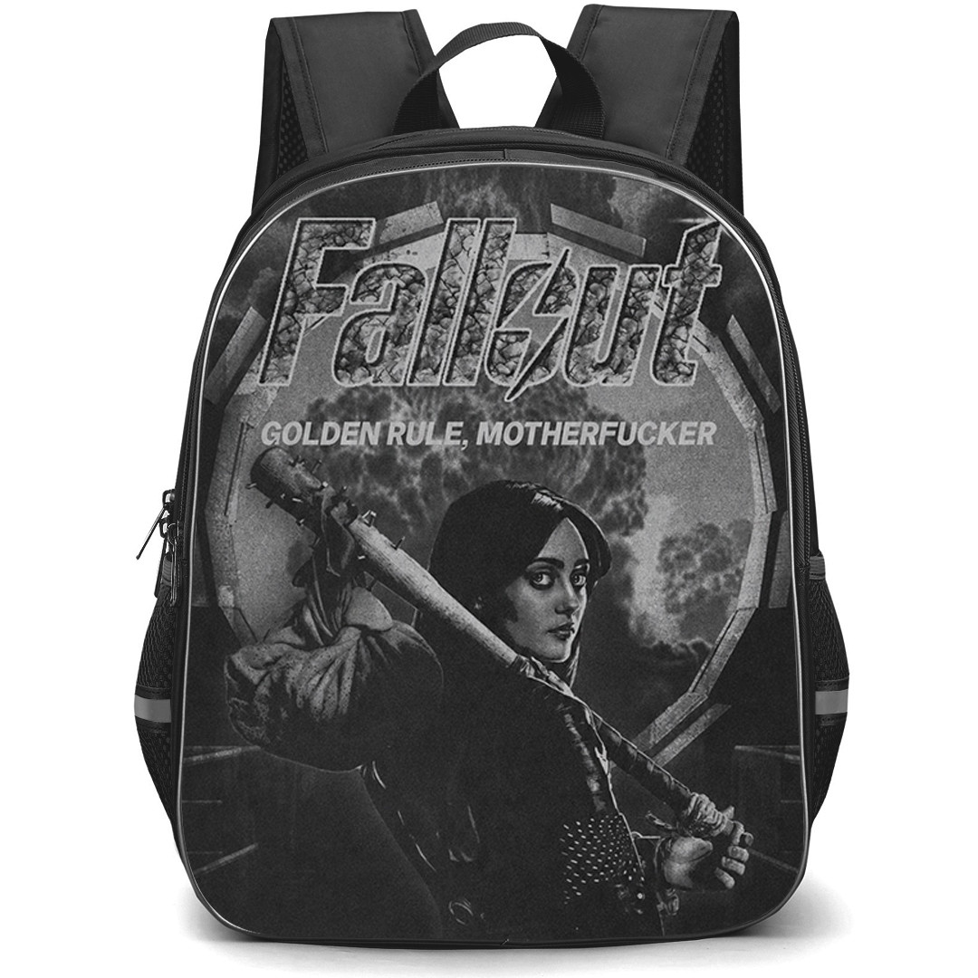Fallout Lucy MacLean Backpack School Bag StudentPack - Lucy MacLean Apocalypse Poster
