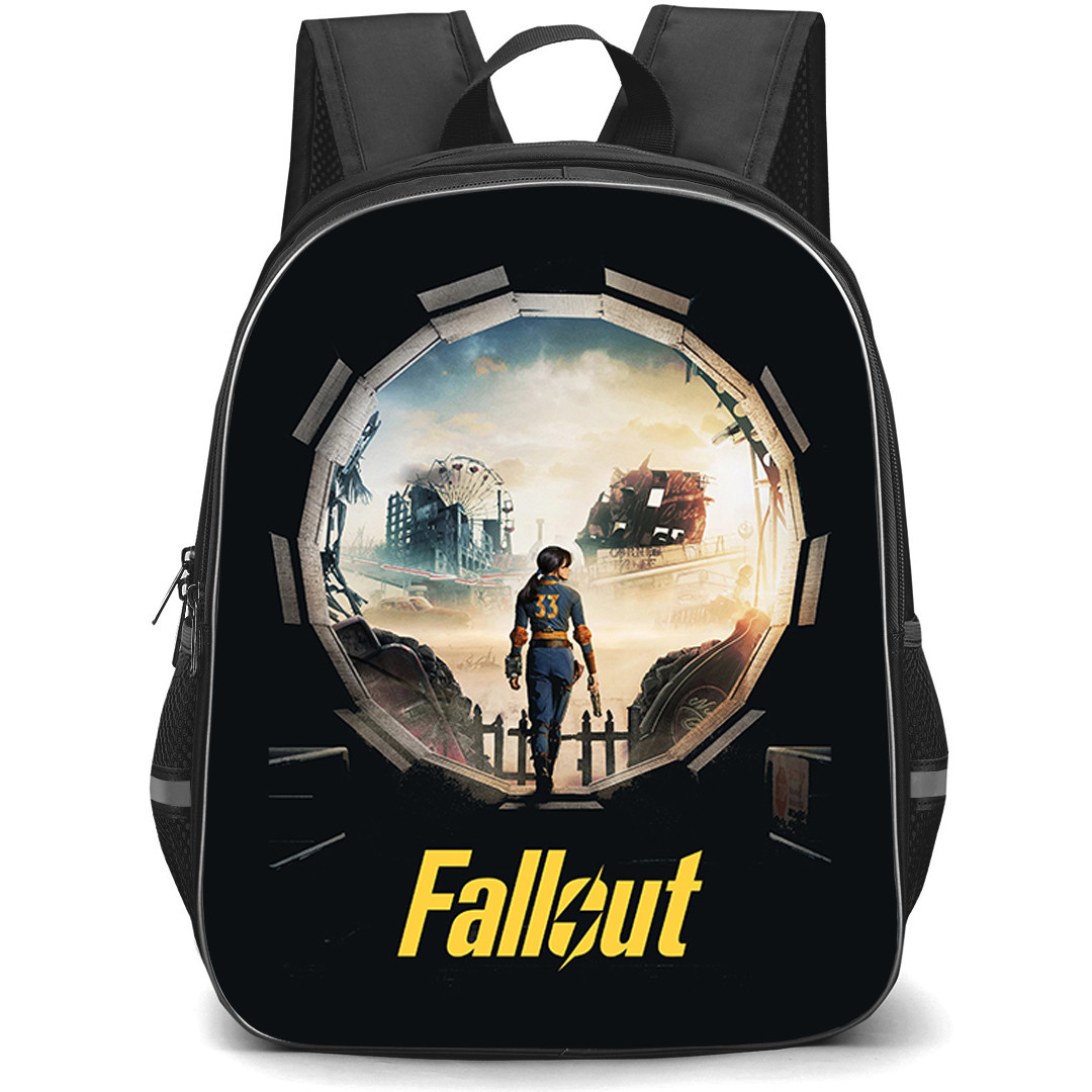 Fallout Lucy MacLean Backpack School Bag StudentPack - Lucy MacLean Leaving Vault 33 Poster