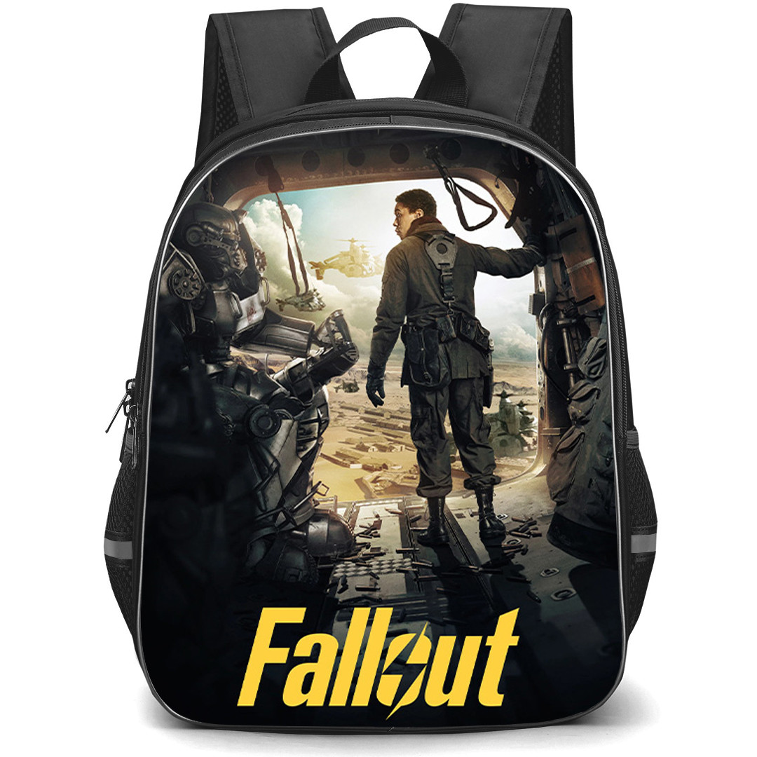 Fallout Maximus Backpack School Bag StudentPack - Maximus Brotherhood of Steel Poster