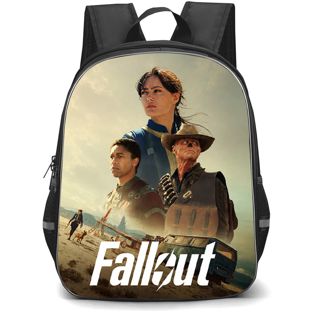 Fallout Backpack School Bag StudentPack - Fallout Official Season 1 Main Trio Poster