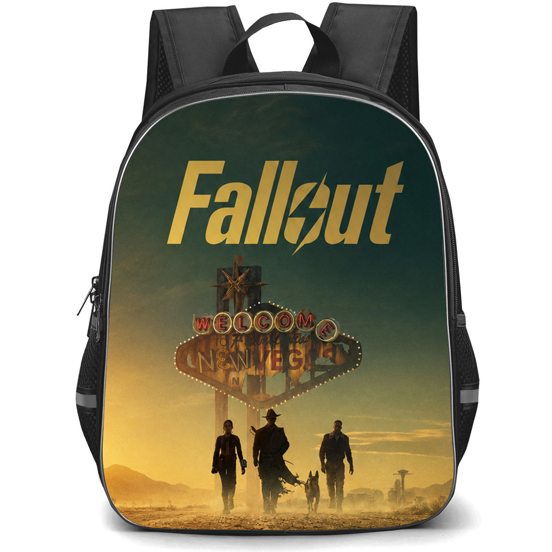 Fallout Backpack School Bag StudentPack - Fallout Official Season 2 New Vegas Poster
