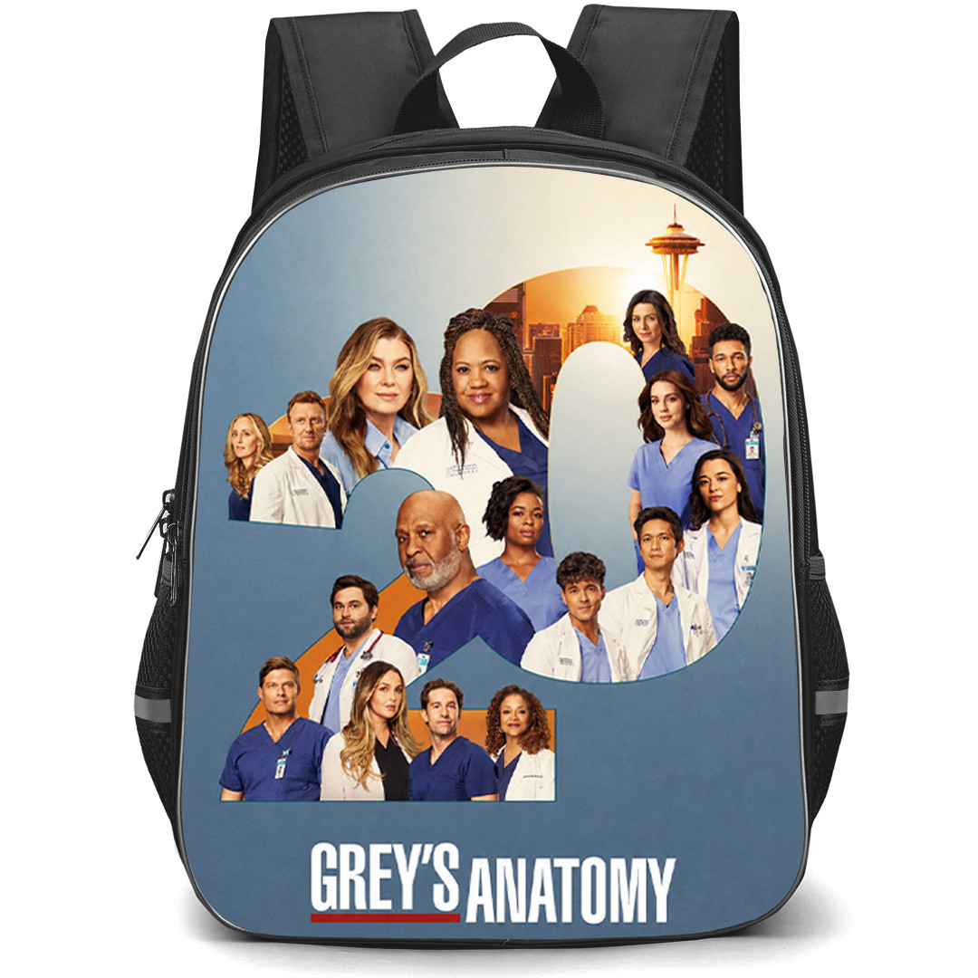 Greys Anatomy Backpack School Bag StudentPack - Greys Anatomy 20th Anniversary Poster