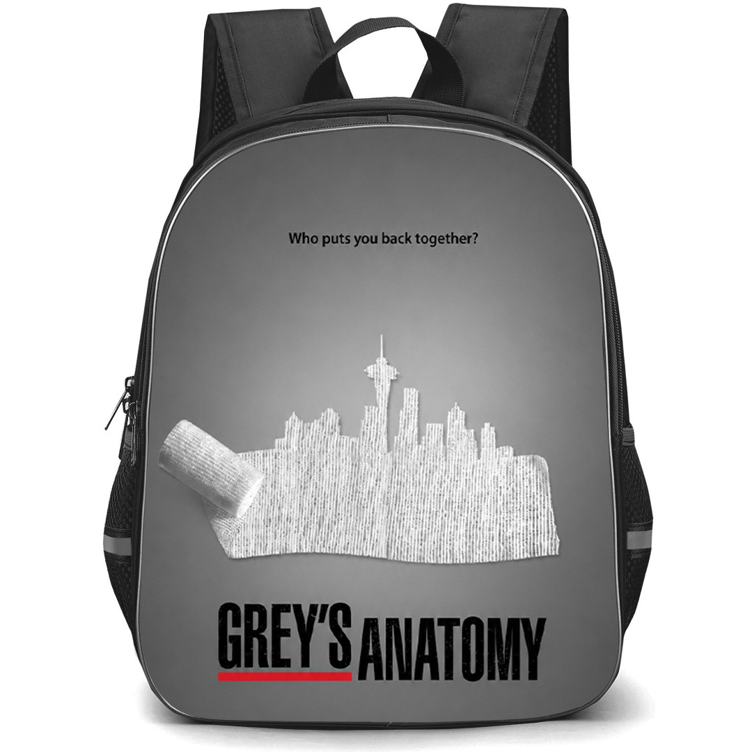 Greys Anatomy Backpack School Bag StudentPack - Greys Anatomy Bandage Skyline Poster