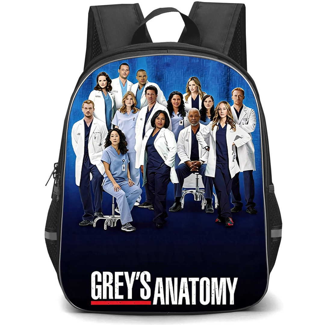 Greys Anatomy Backpack School Bag StudentPack - Greys Anatomy Cast Lineup Poster