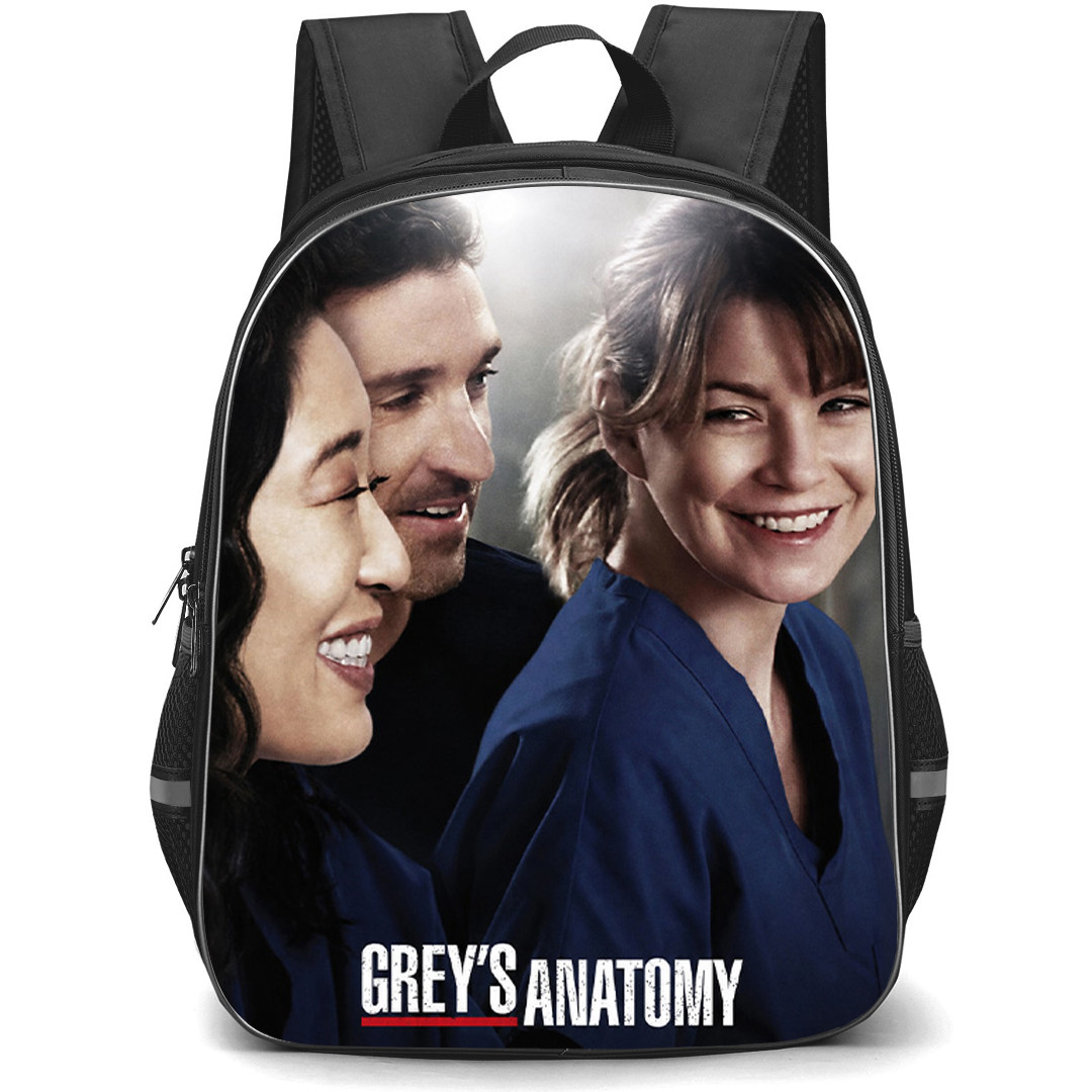 Greys Anatomy Backpack School Bag StudentPack - Greys Anatomy Meredith Cristina Derek Poster