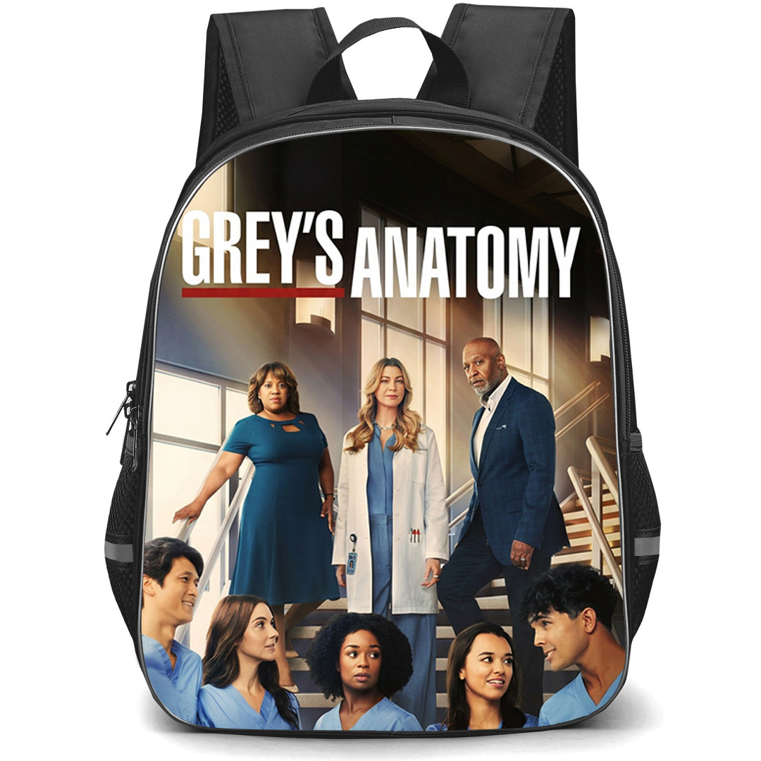 Greys Anatomy Backpack School Bag StudentPack - Greys Anatomy Season 19 Cast Ensemble Poster