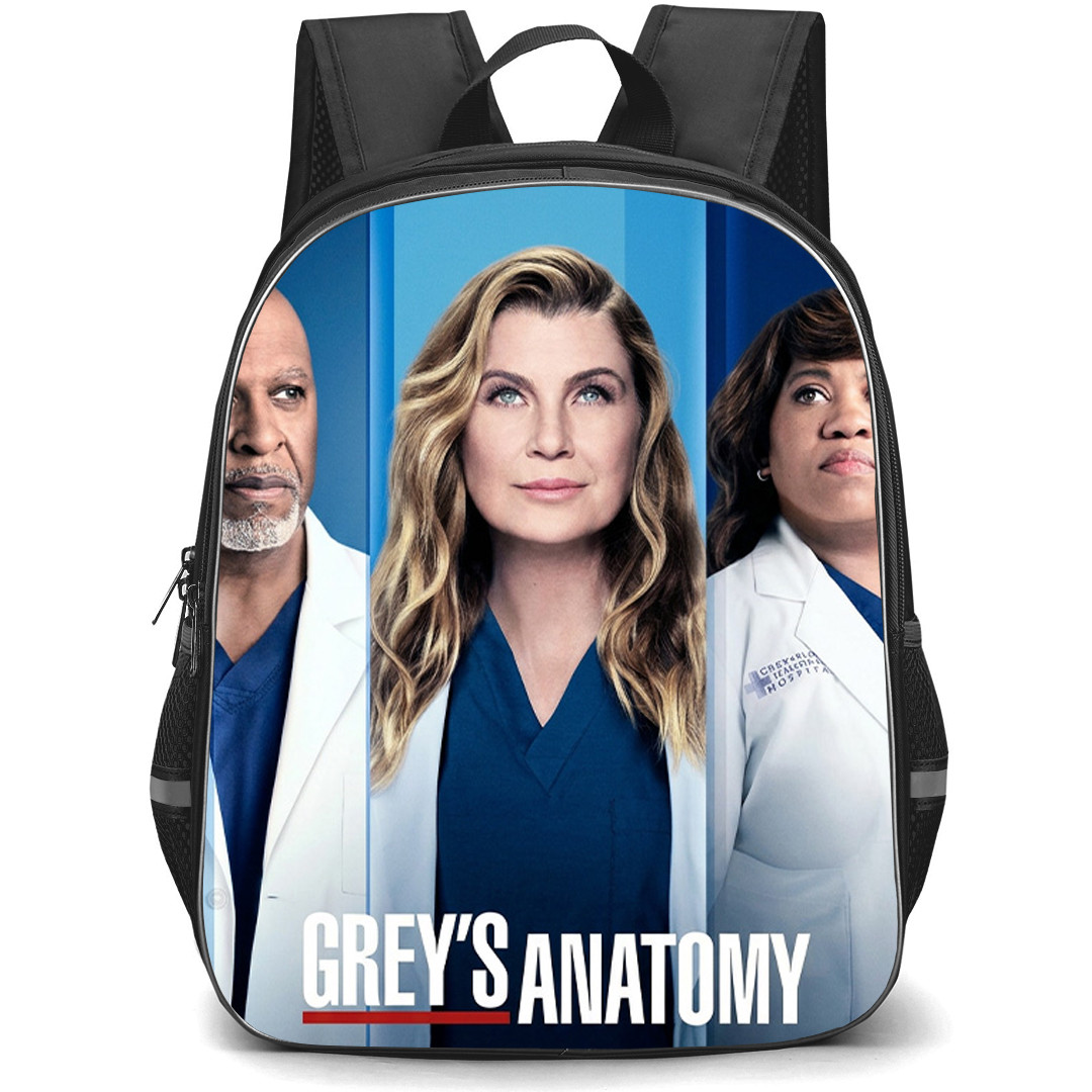 Greys Anatomy Backpack School Bag StudentPack - Greys Anatomy Season 19 Legacy Trio promotional poster