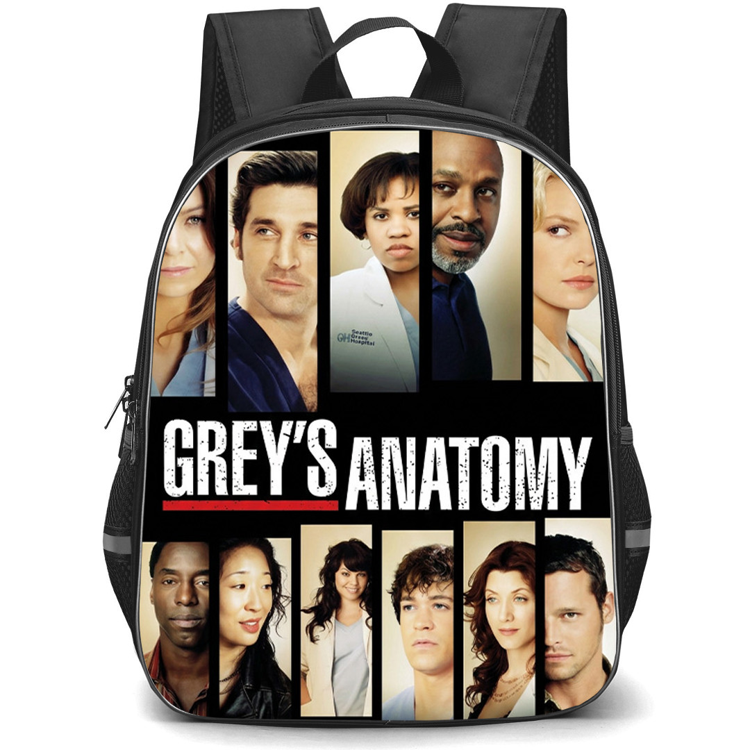 Greys Anatomy Backpack School Bag StudentPack - Greys Anatomy Season 1 Cast Poster