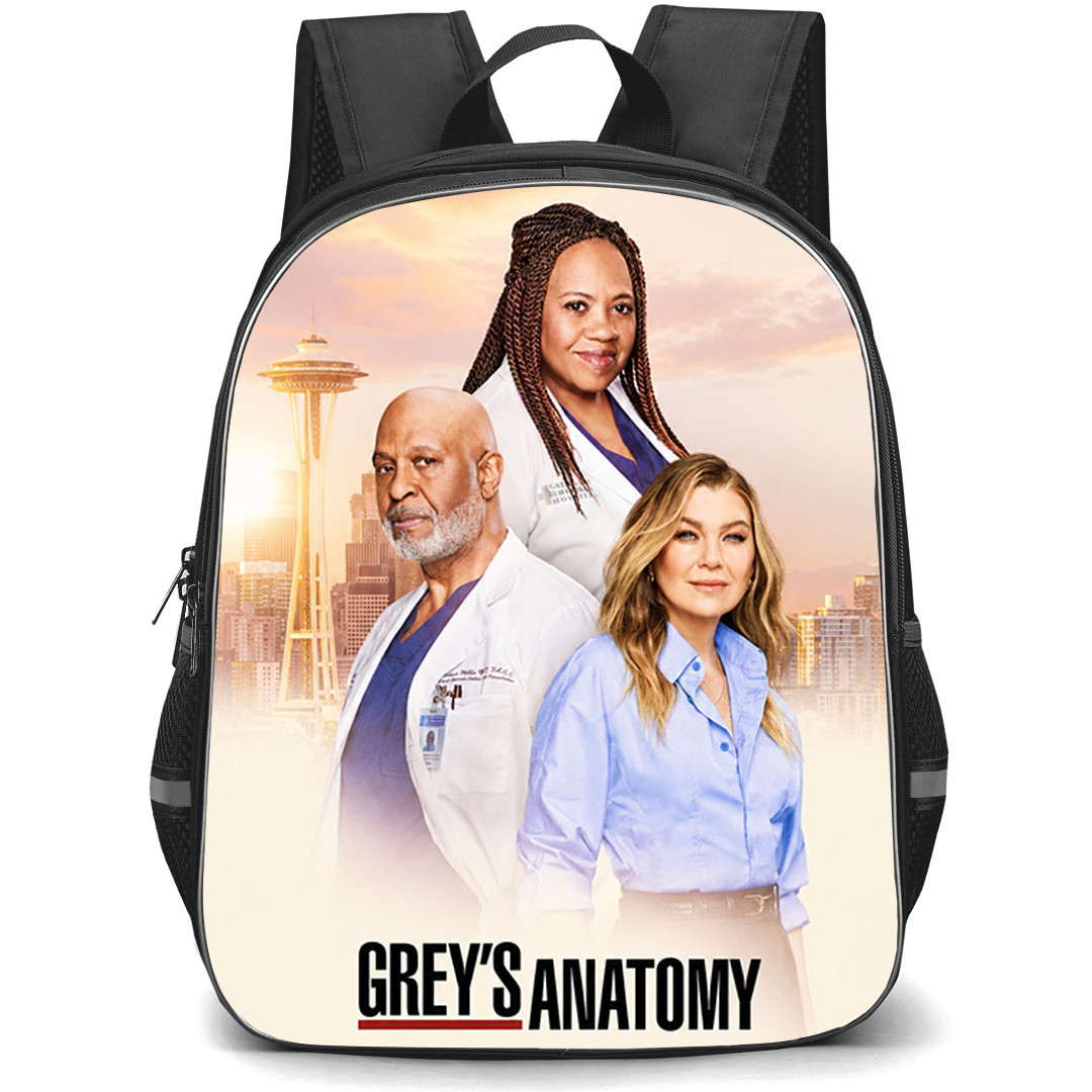 Greys Anatomy Backpack School Bag StudentPack - Greys Anatomy Season 21 Veteran Cast Poster