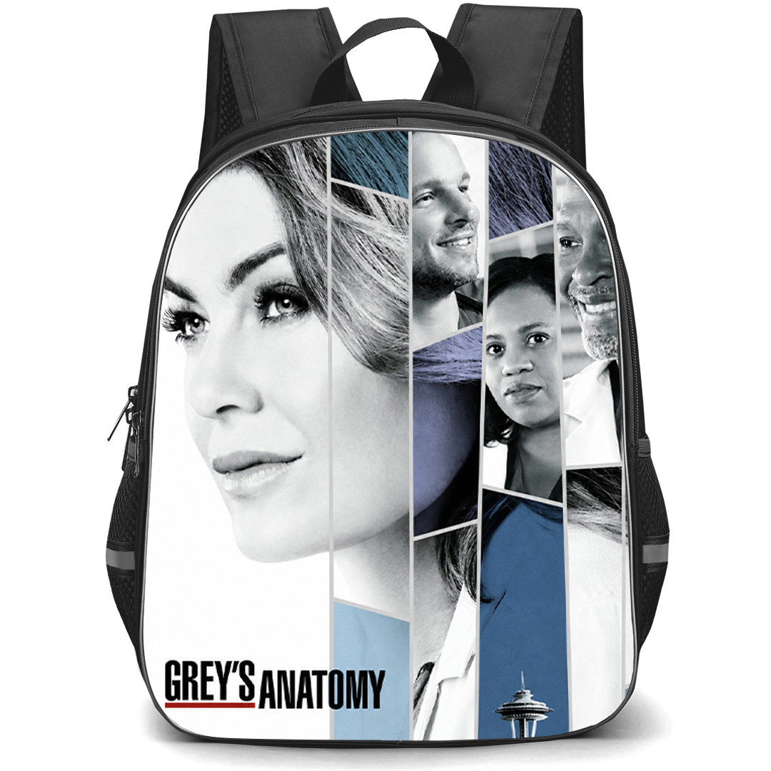 Greys Anatomy Backpack School Bag StudentPack - Greys Anatomy Segmented Portrait Poster