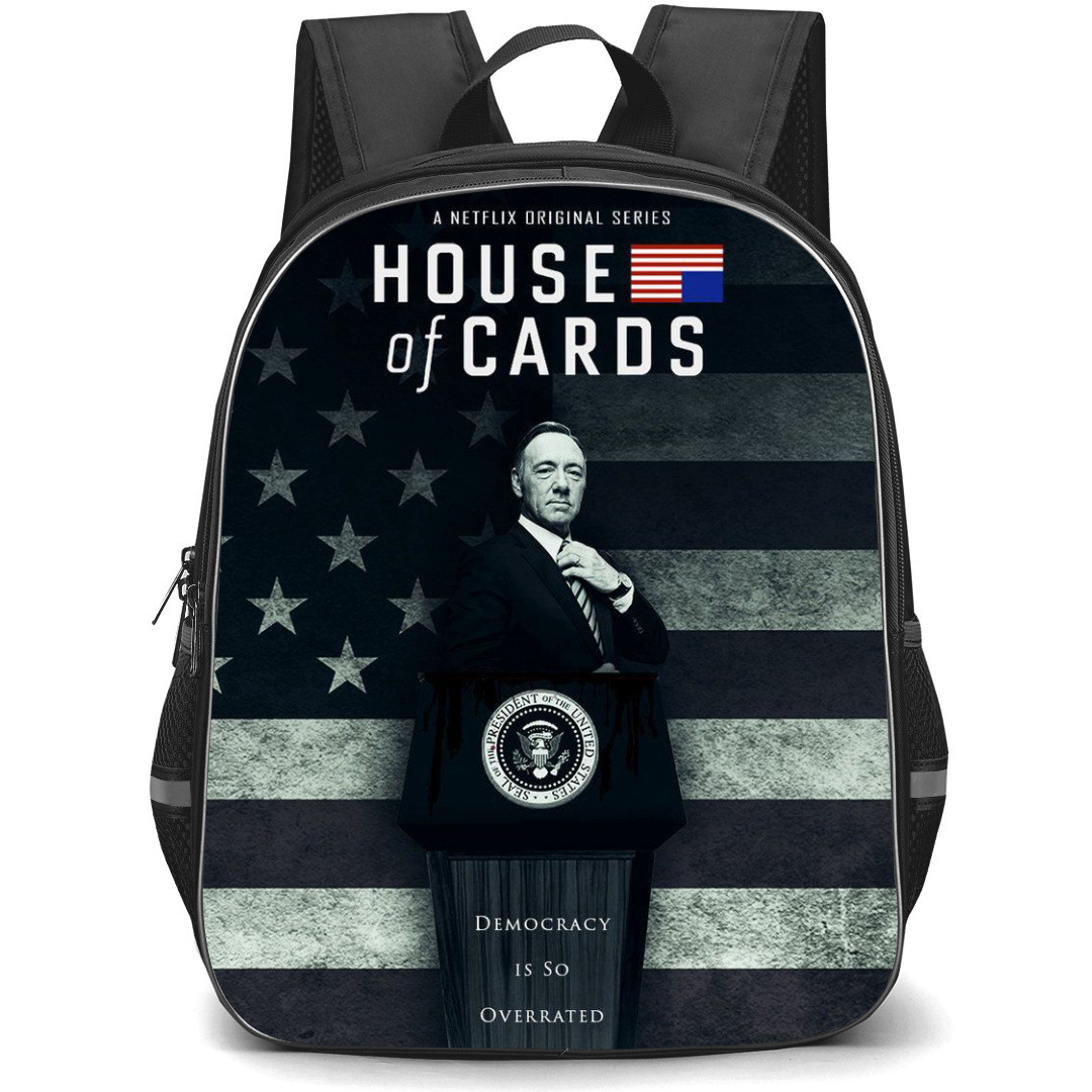 House of Cards Backpack StudentPack - House of Cards Francis Underwood Season 01 Poster