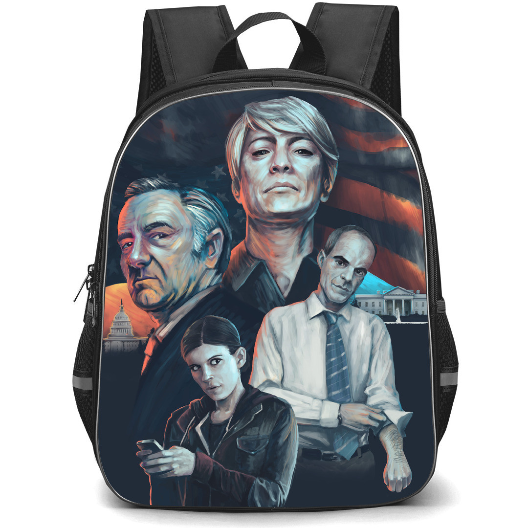 House of Cards Backpack StudentPack - House of Cards Illustration By Barelt1