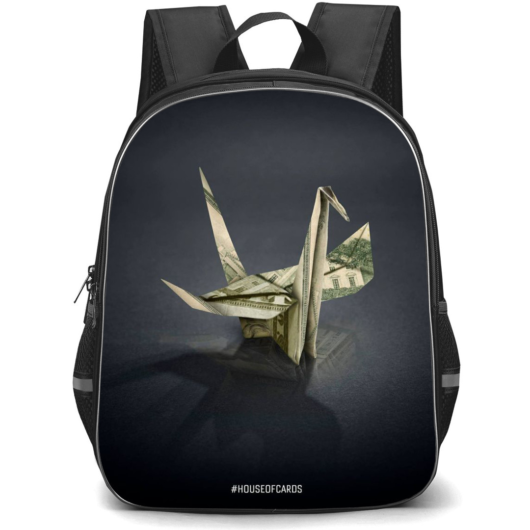 House of Cards Backpack StudentPack - House of Cards Money Paper Crane Poster