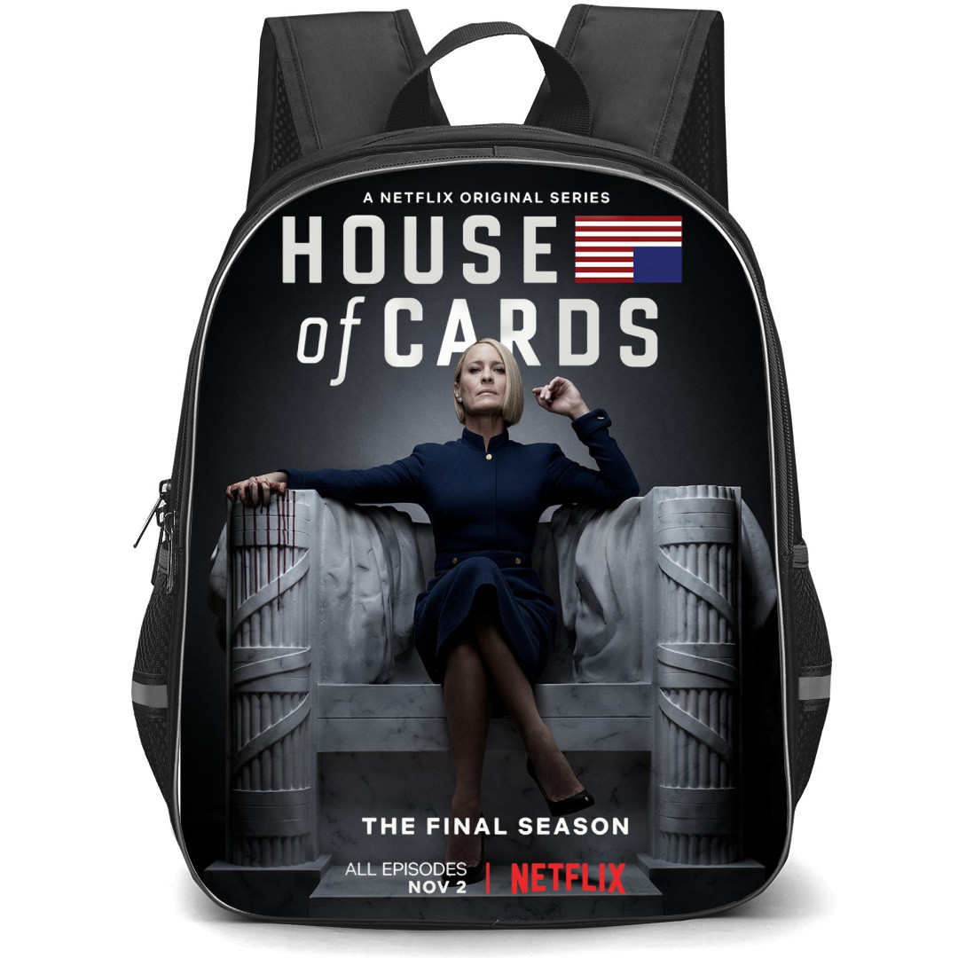 House of Cards Backpack StudentPack - House of Cards Netflix Series The Final Season Poster