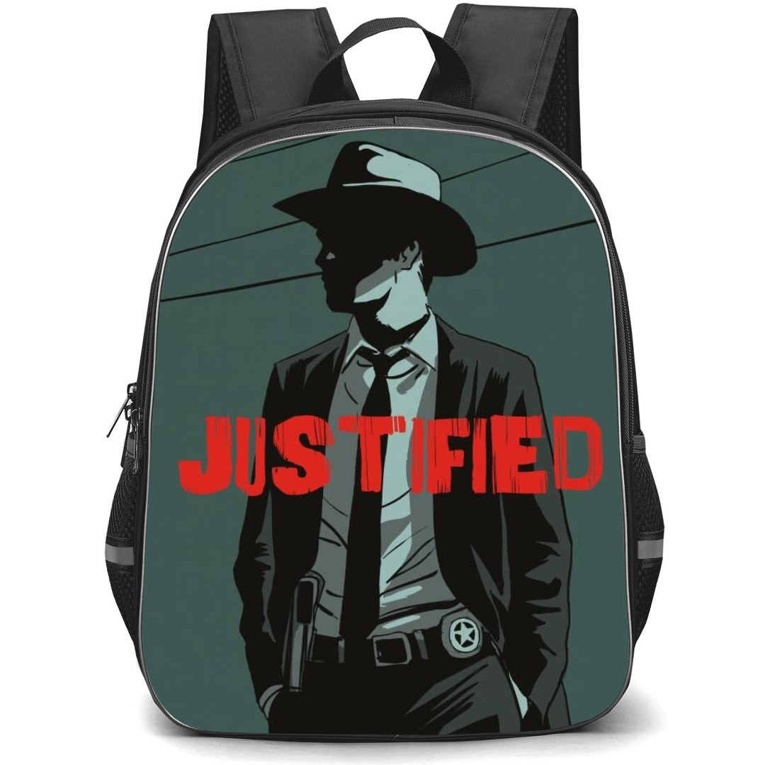 Justified Backpack StudentPack - Justified Poster Art By Francesco Francavilla