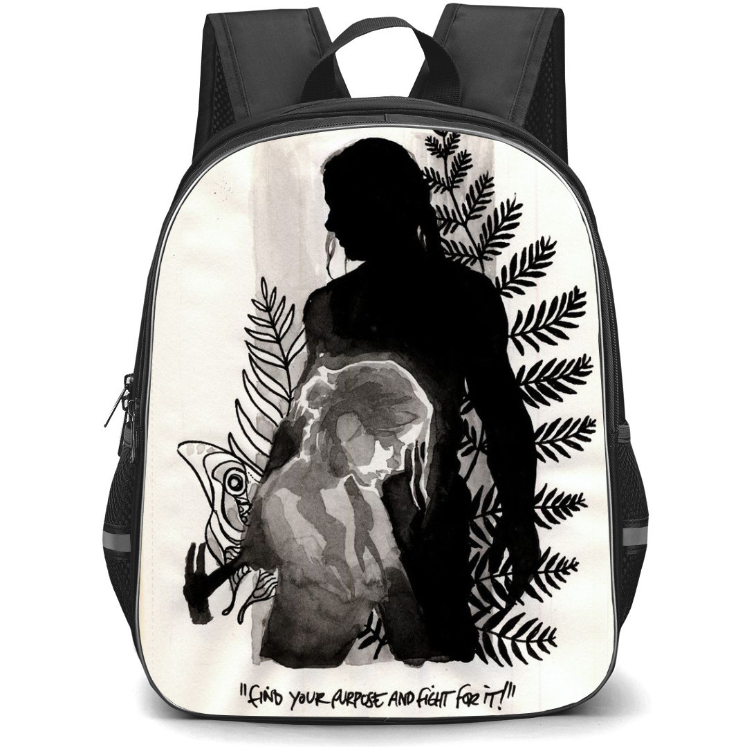 The Last of Us Backpack StudentPack - Ellie Williams INKTOBER 2017 Poster