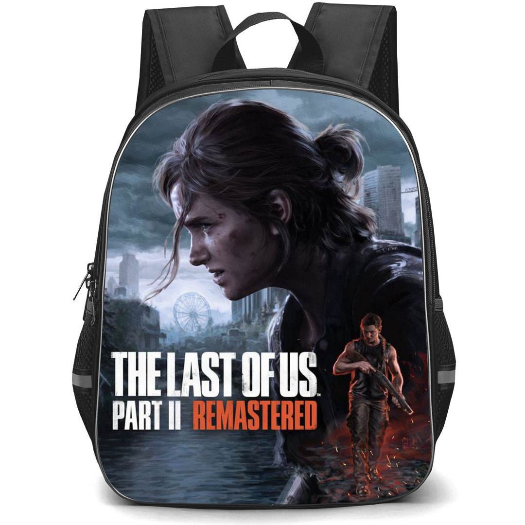 The Last of Us Backpack StudentPack - Ellie Williams On Part 2 Remastered Poster