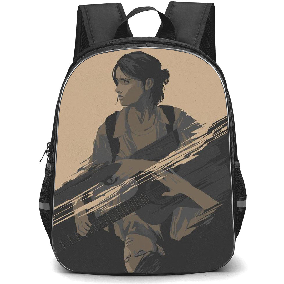 The Last of Us Backpack StudentPack - Ellie Williams Retro Illustration Art By Jeff Langevin