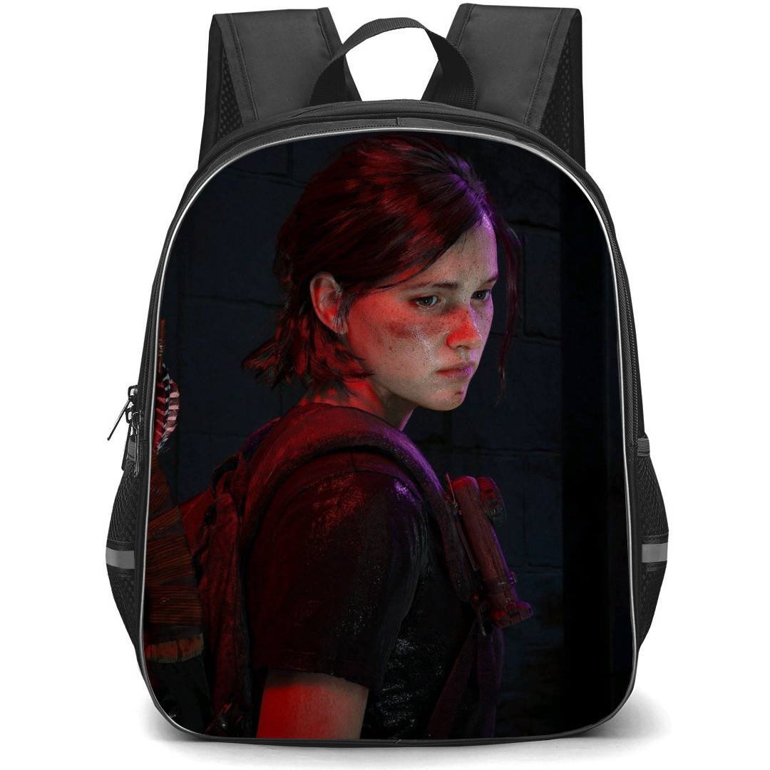 The Last of Us Backpack StudentPack - Ellie Williams Side Portrait Candid Poster
