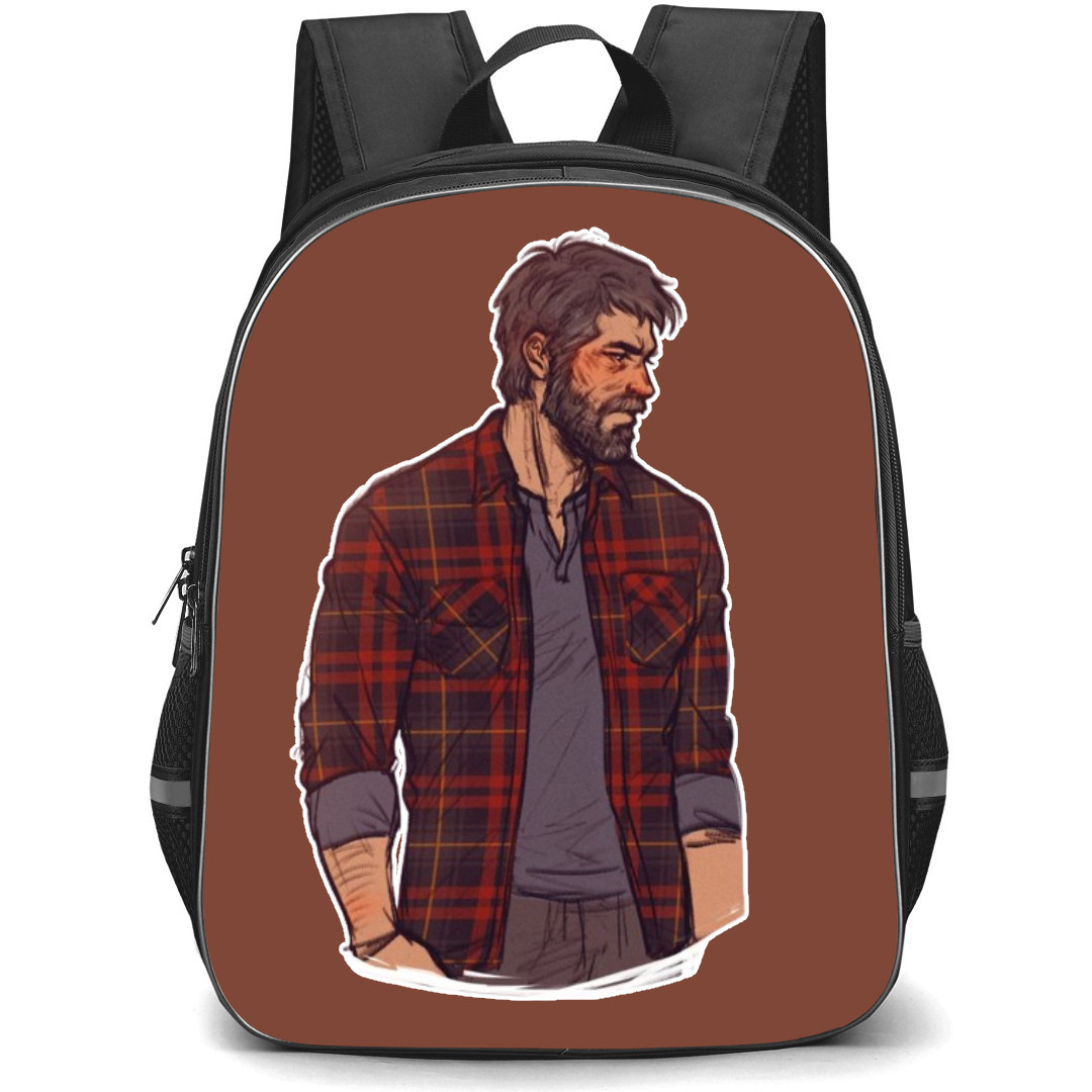 The Last of Us Backpack StudentPack - Joel Miller Side Portrait Drawing Sticker