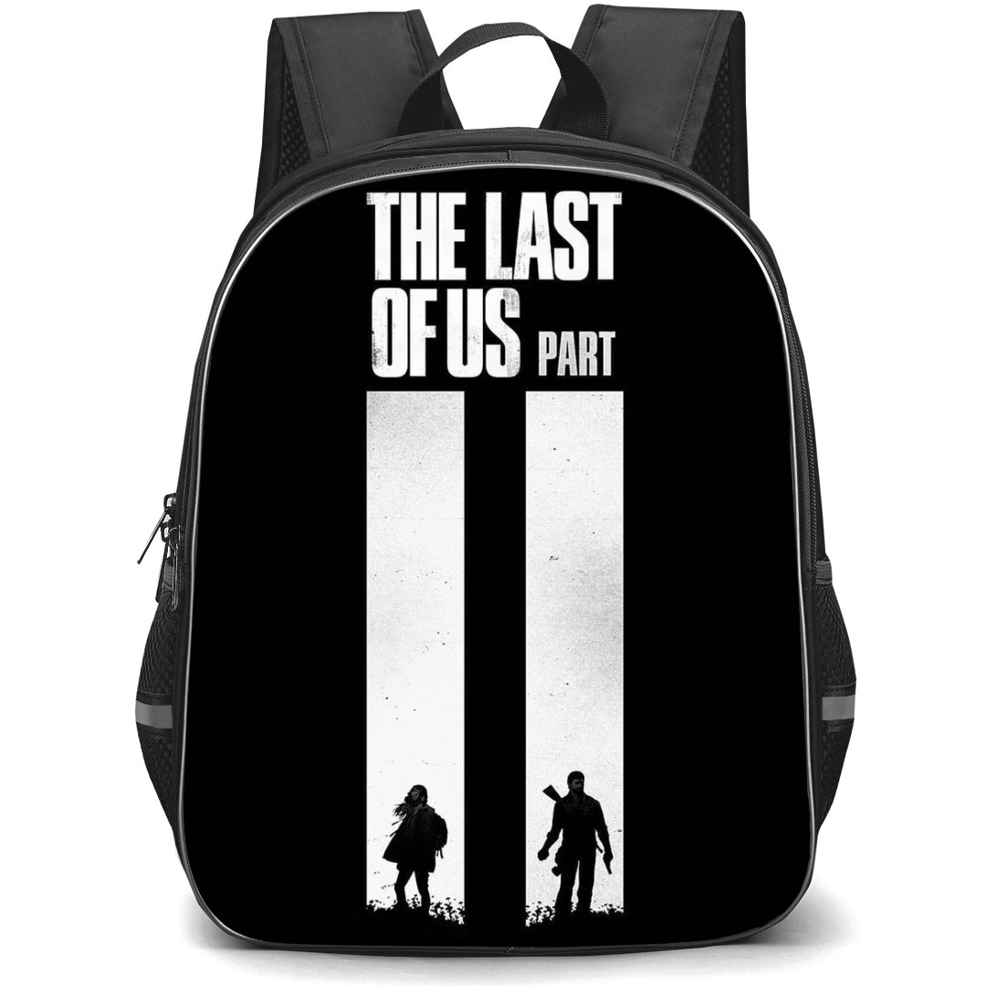 The Last of Us Backpack StudentPack - The Last of Us part 02 Black And White Fan Art Poster