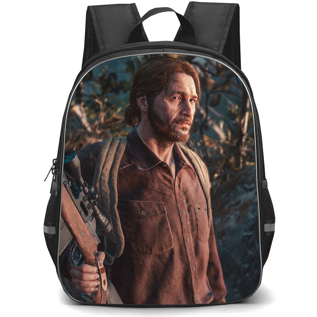 The Last of Us Backpack StudentPack - Tommy Miller Side Portrait Poster