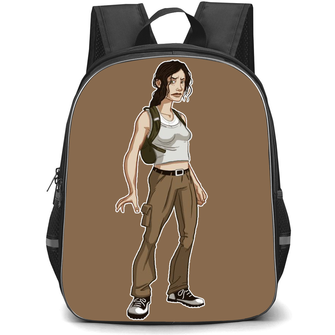 Lost Backpack StudentPack - Kate Austen Standing Cartoon Art Sticker