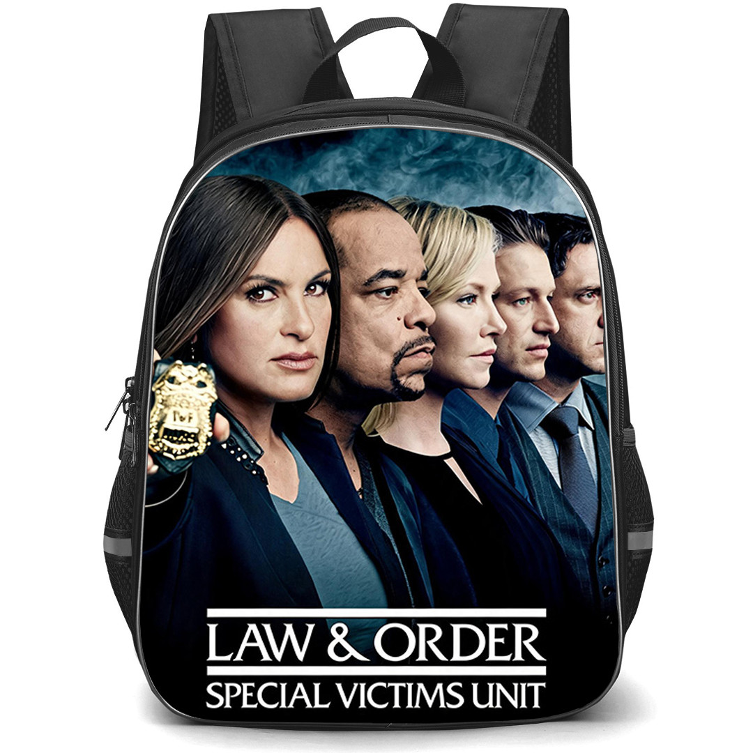 Law And Order Special Victims Unit Backpack School Bag StudentPack - Law And Order Special Victims Unit Season 17 Ensemble Cast Poster