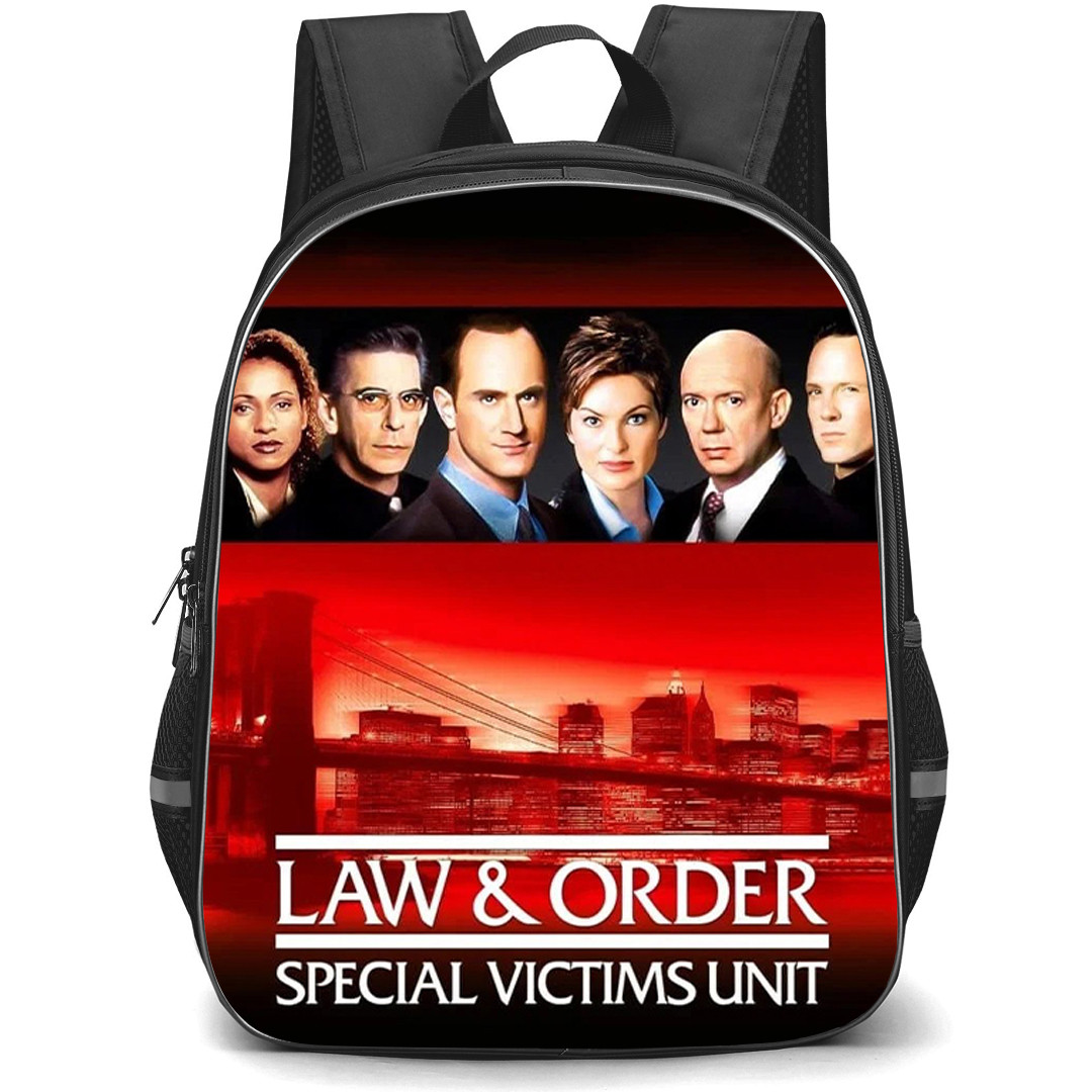 Law And Order Special Victims Unit Backpack School Bag StudentPack - Law And Order Special Victims Unit Season 1 Cast Poster