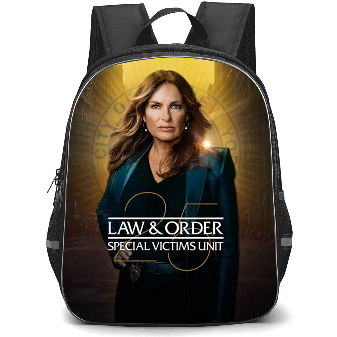 Law And Order Special Victims Unit Backpack School Bag StudentPack - Law And Order Special Victims Unit Season 25 Promotional Poster