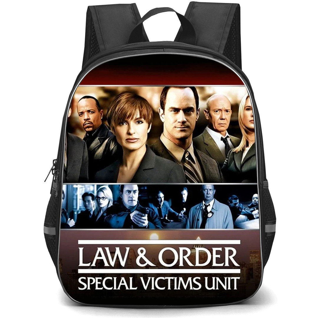 Law And Order Special Victims Unit Backpack School Bag StudentPack - Law And Order Special Victims Unit Season 4 Cast Poster
