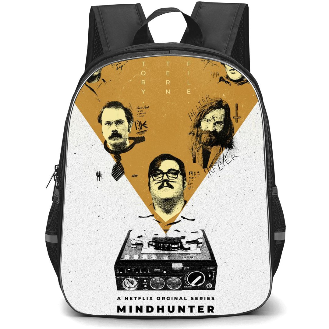 Mindhunter Backpack StudentPack - Mindhunter Poster Design By Halilikarasu