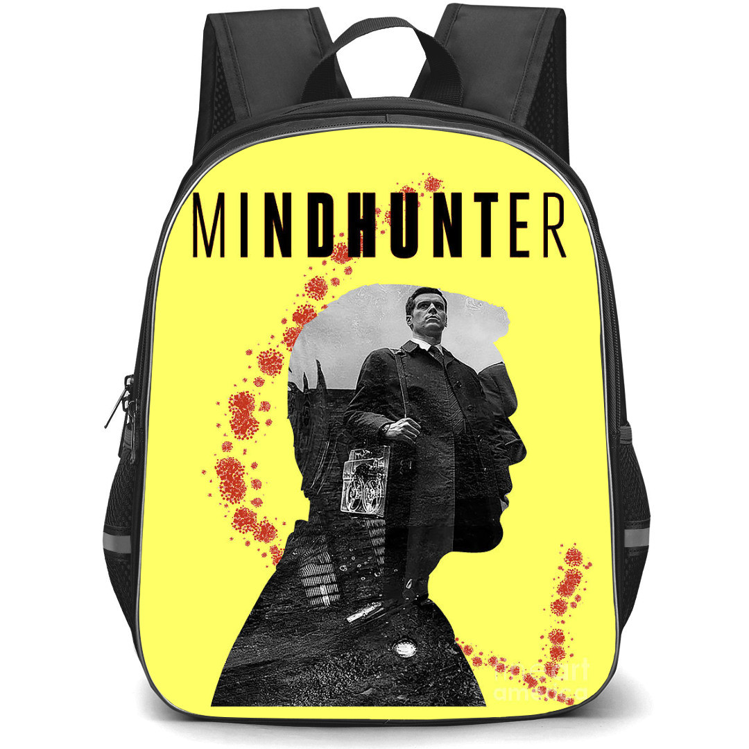 Mindhunter Backpack StudentPack - Mindhunter Yellow Poster Art By George Ach