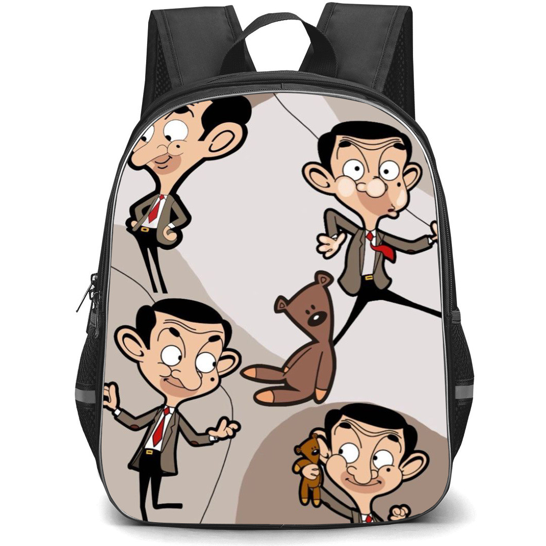 Mr. Bean Backpack StudentPack - Mr. Bean Cute Cartoon Art Poster