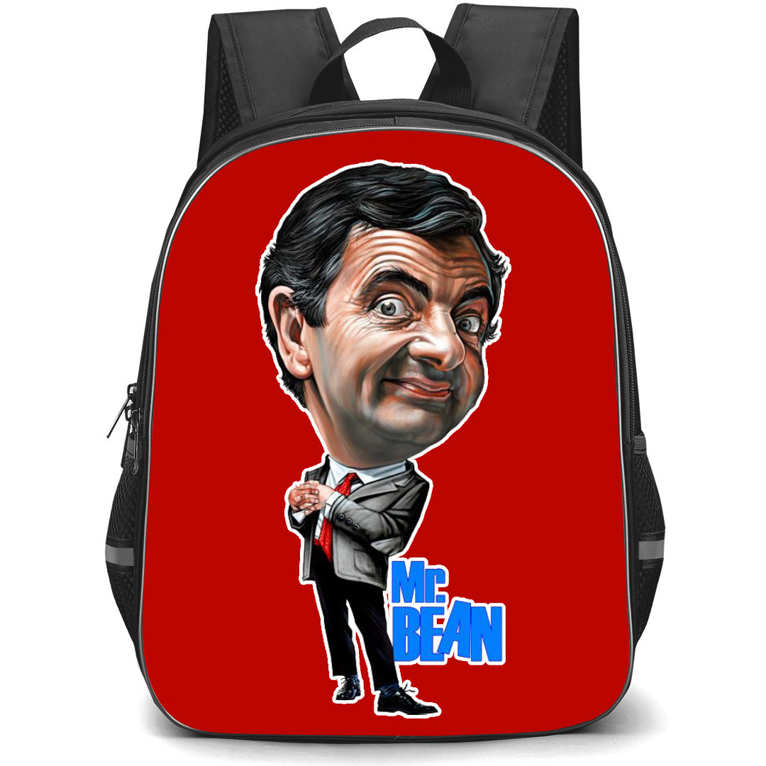 Mr. Bean Backpack StudentPack - Mr. Bean Standing Funny Drawing Sticker