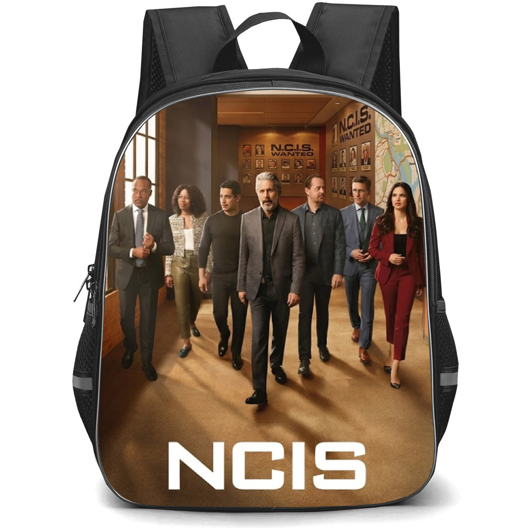 NCIS Backpack School Bag StudentPack - NCIS Characters Fierce Walking In Suit Portrait Poster