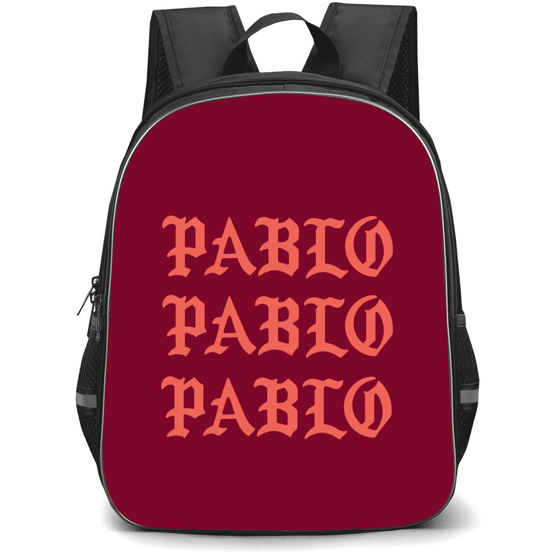 Narcos Backpack StudentPack - Narcos Pablo Escobar Word Art On Red Background