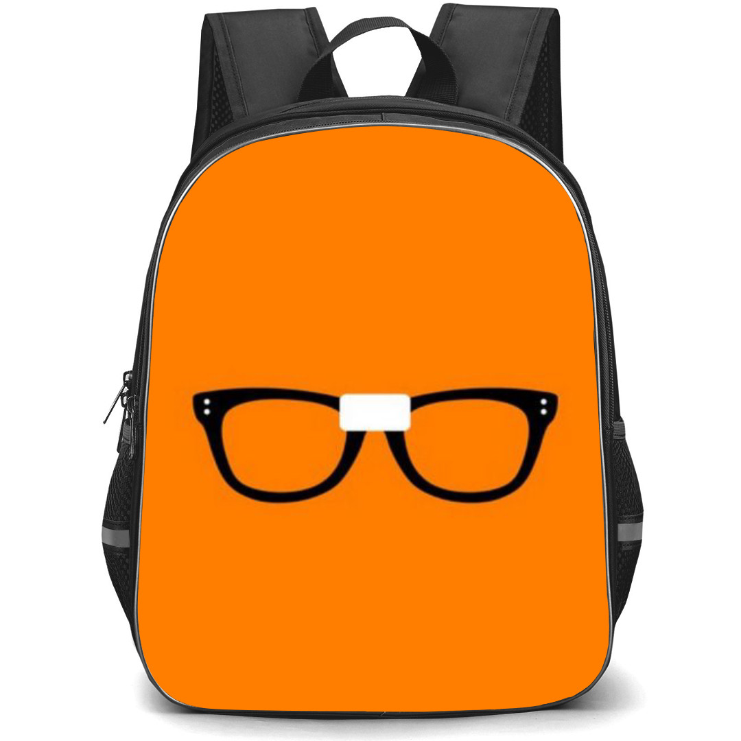 Orange Is the New Black Backpack StudentPack - Alex Vause Glasses On Orange Background