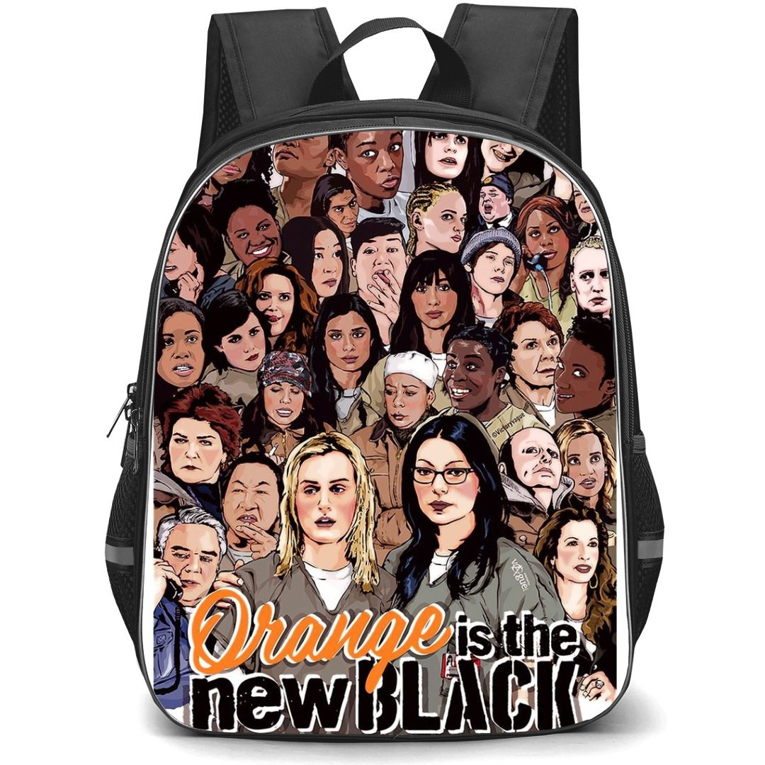 Orange Is the New Black Backpack StudentPack - Orange Is the New Black Cast Illustration Collage
