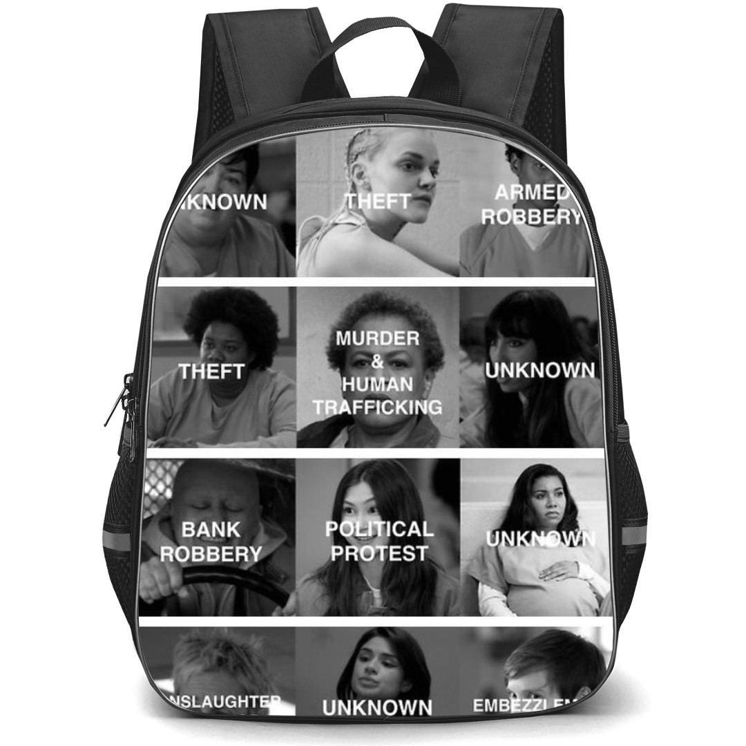 Orange Is the New Black Backpack StudentPack - Orange Is the New Black Grayscale Cast Poster