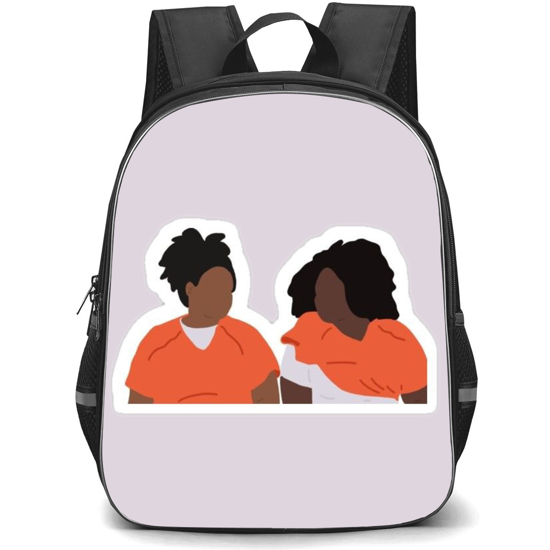 Orange Is the New Black Backpack StudentPack - Orange Is the New Black Taystee And Cindy Sticker