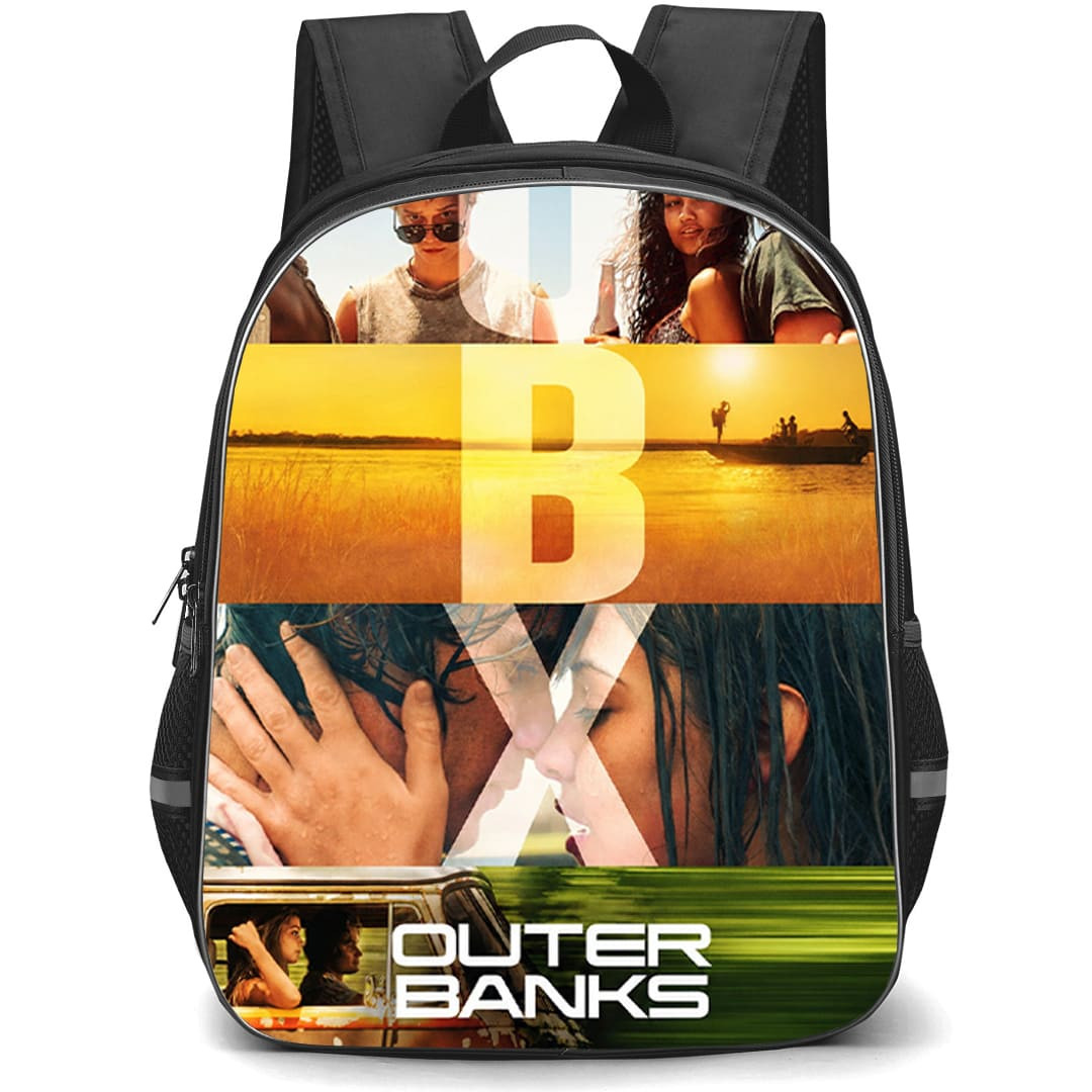 Outer Banks Backpack School Bag StudentPack - Outer Banks OBX Adventure Collage Poster